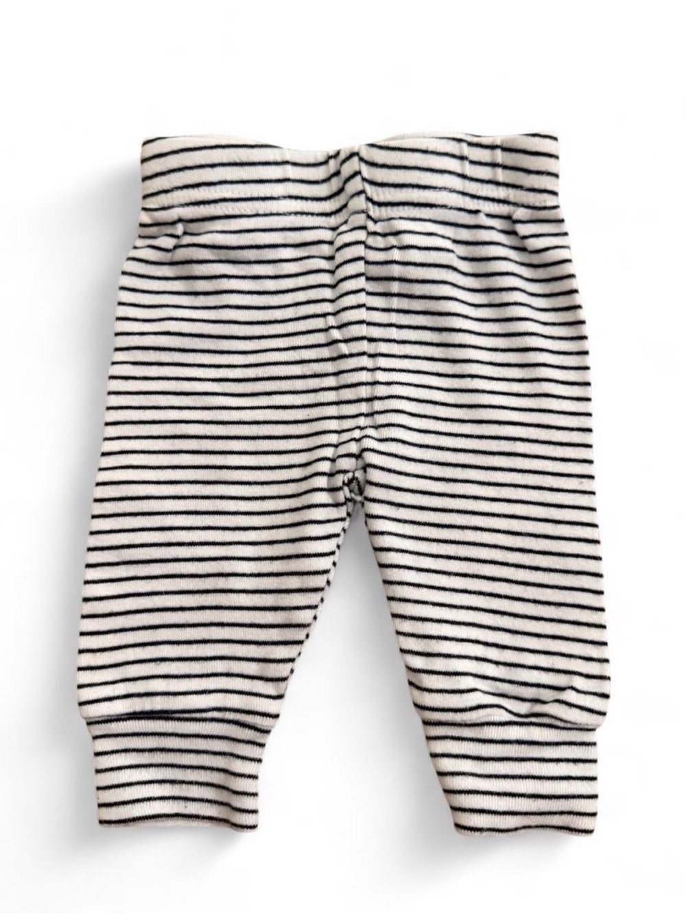 Carter's Black and Cream Striped Leggings